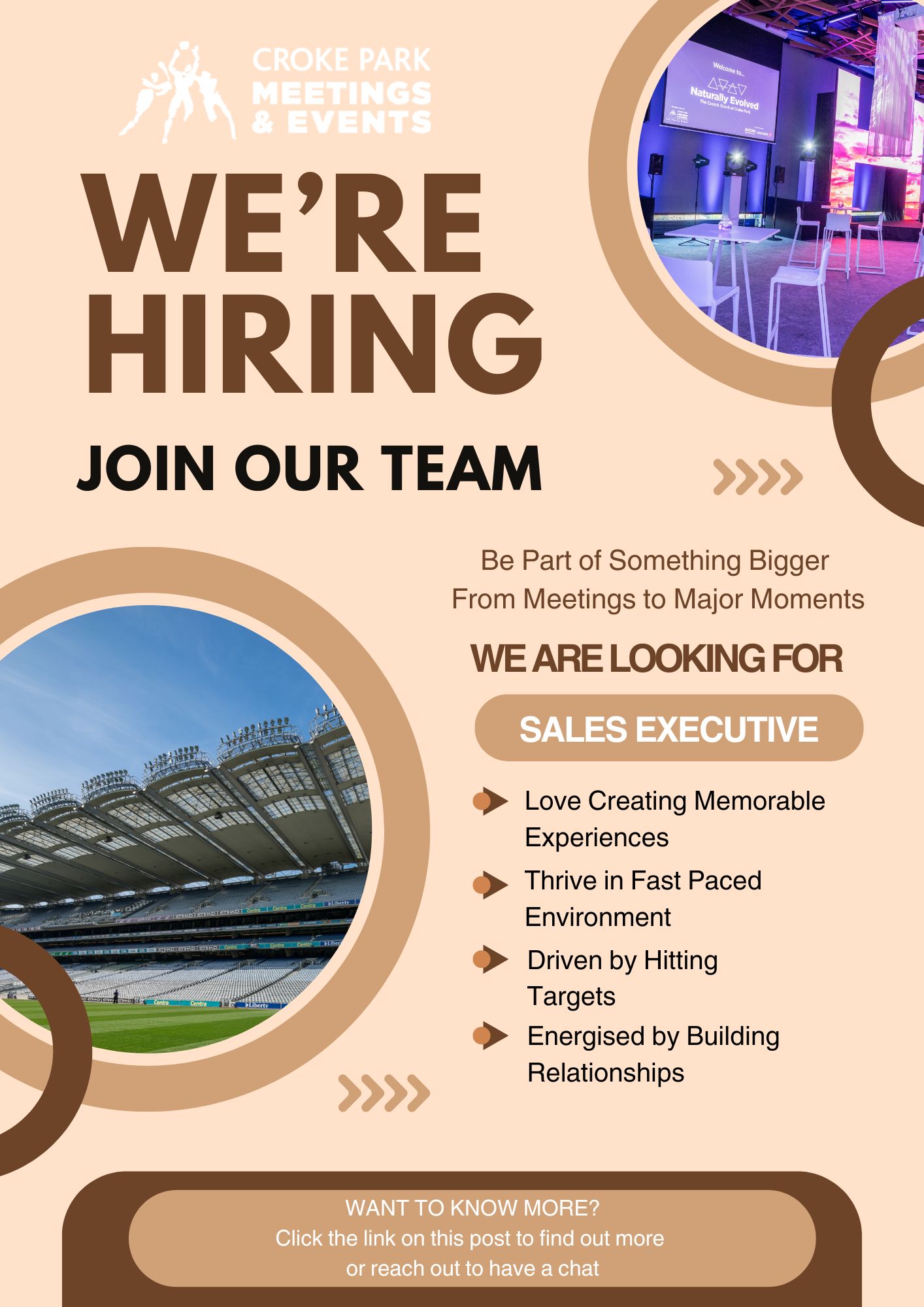 Sales Executive - Croke Park Stadium